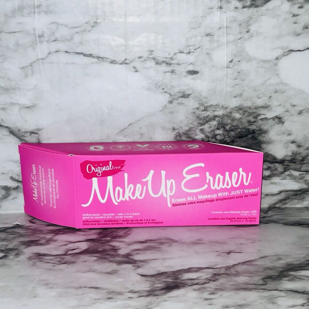 The Original MakeUp Eraser Original Pink Full Size 15.5” x 7.5” New